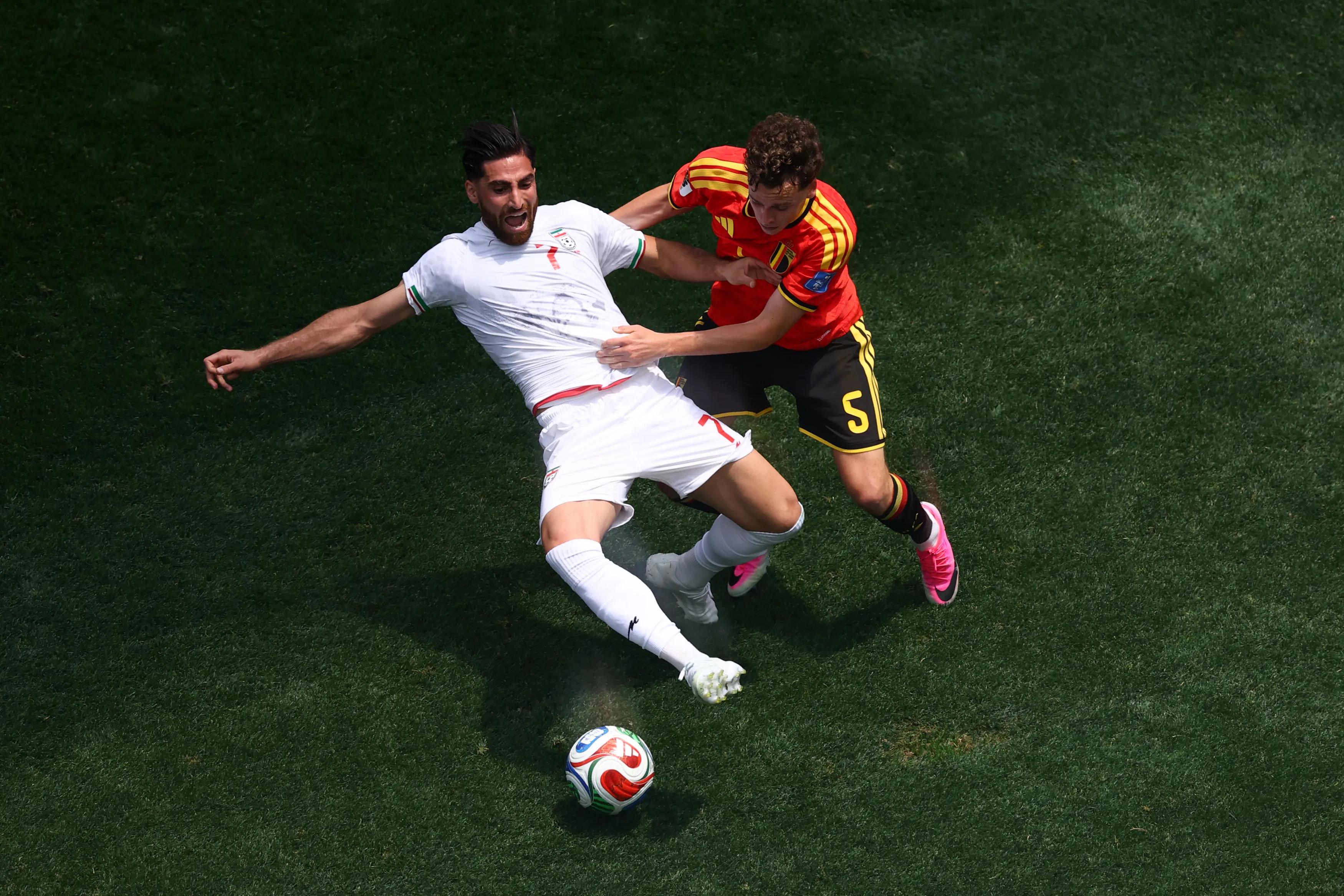 Belgium vs IR Iran · Ten-Man Resilience Display (Match Character)